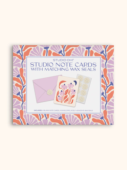 Keep Blossoming Note Card Set with Wax Seal