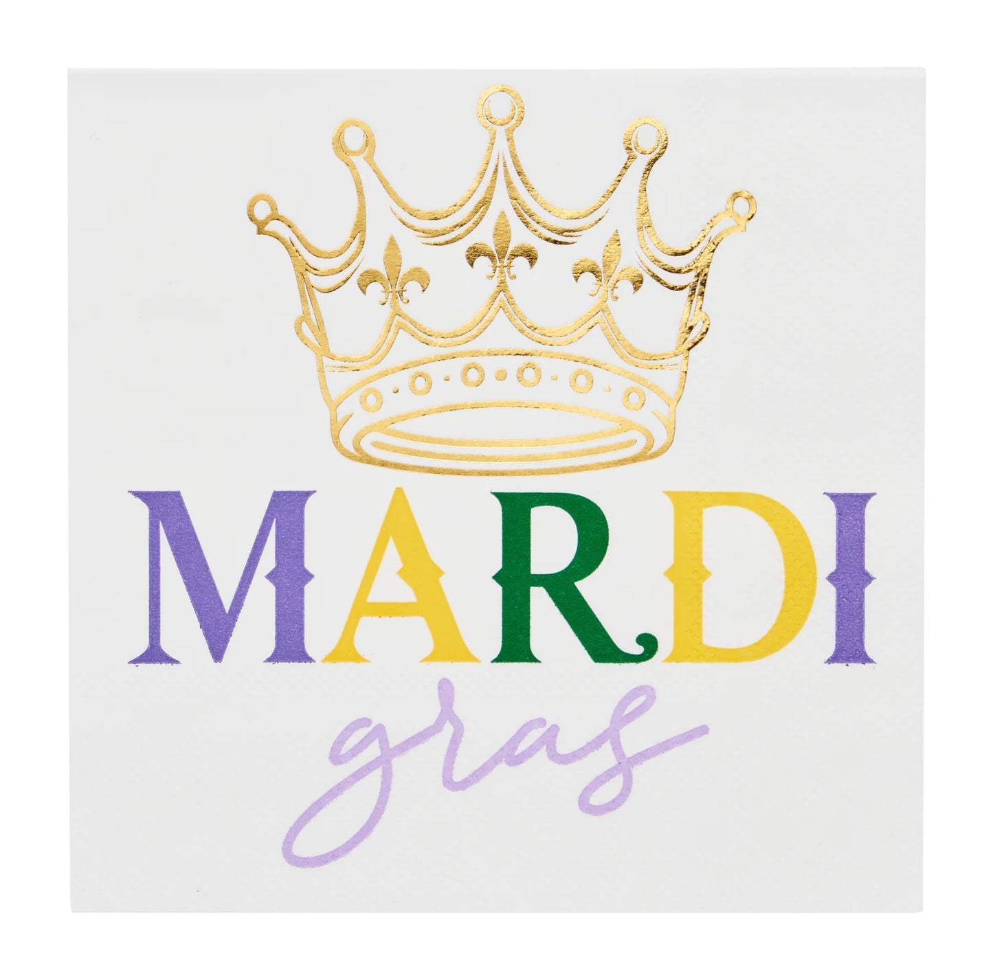 Let's Mardi Cocktail Napkins