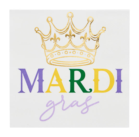 Let's Mardi Cocktail Napkins