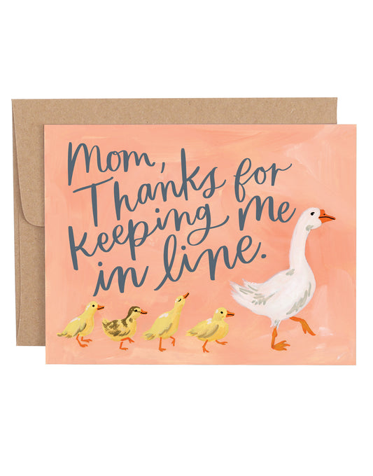 Mother Duck Greeting Card