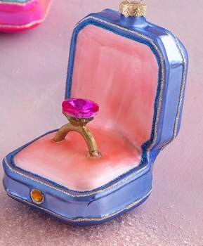 Shine & Be Mine Diamond Ring Ornament