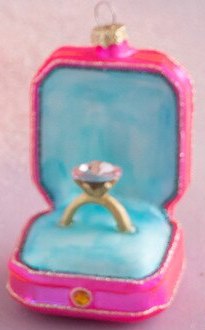Shine & Be Mine Diamond Ring Ornament