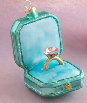 Shine & Be Mine Diamond Ring Ornament