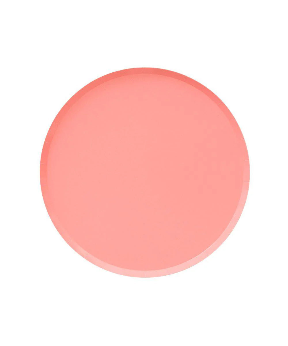 Oh Happy Day Small Plate | Neon Coral