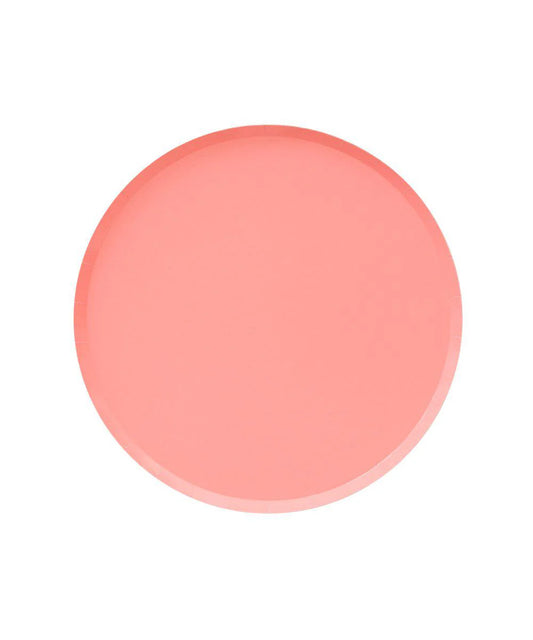 Oh Happy Day Small Plate | Neon Coral