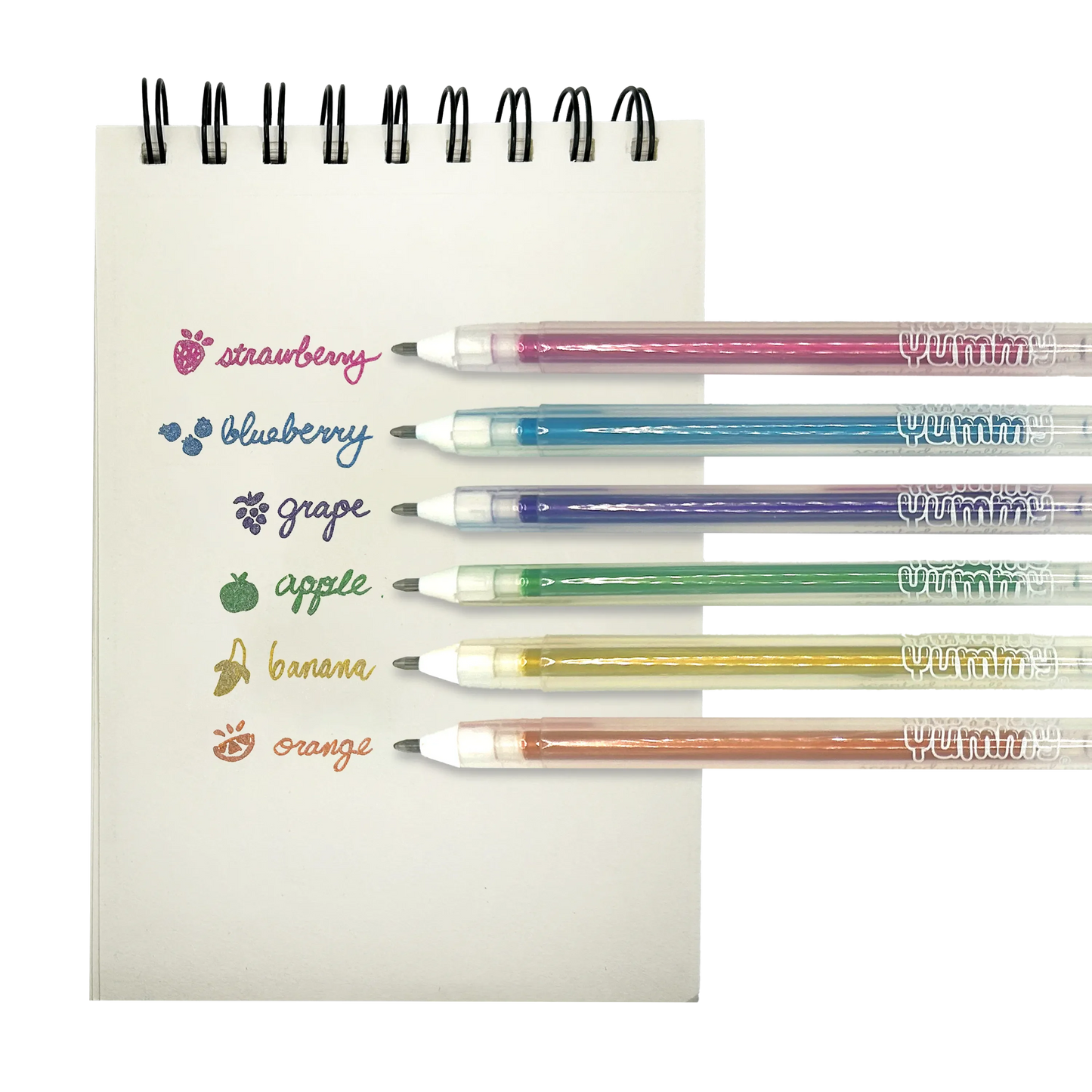 Yummy Yummy Scented Gel Pens | Metallic | Set of 6