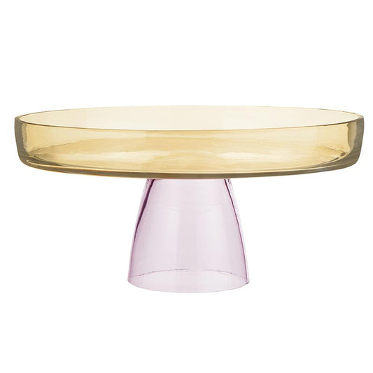 9.5" Cake Stand | Birthday Pink/Yellow