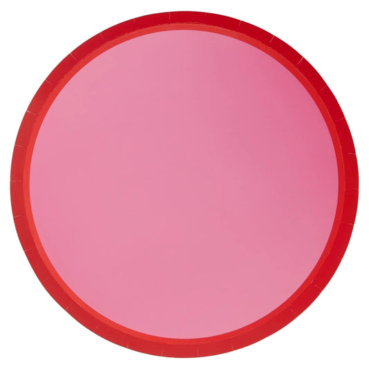 Kailo Chic Pink Red Dinner Plate