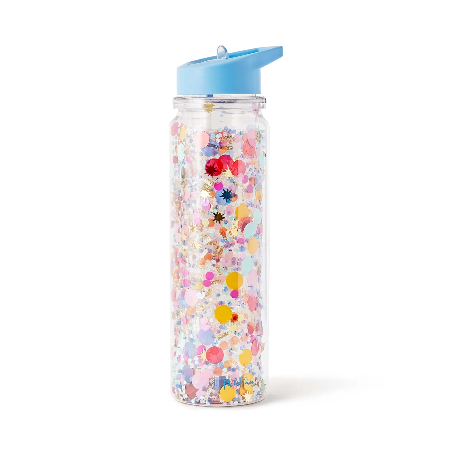 Celebrate Confetti Bottle with Straw