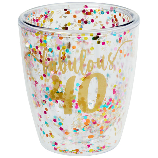 Fab 40 Acrylic Wine Glass