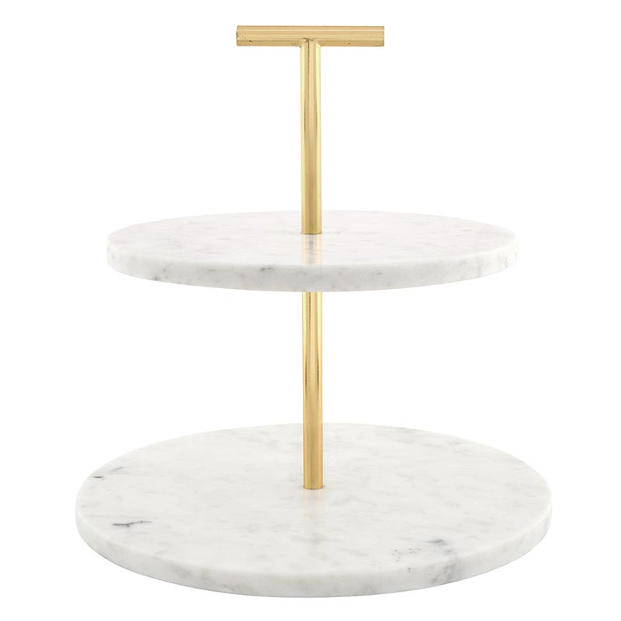 Marble + Gold Tiered Stand