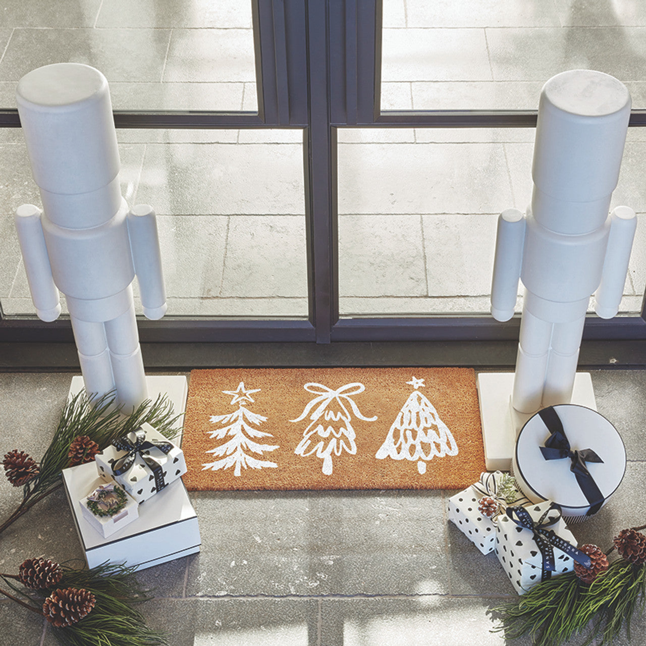 Coir Doormat | White Trees