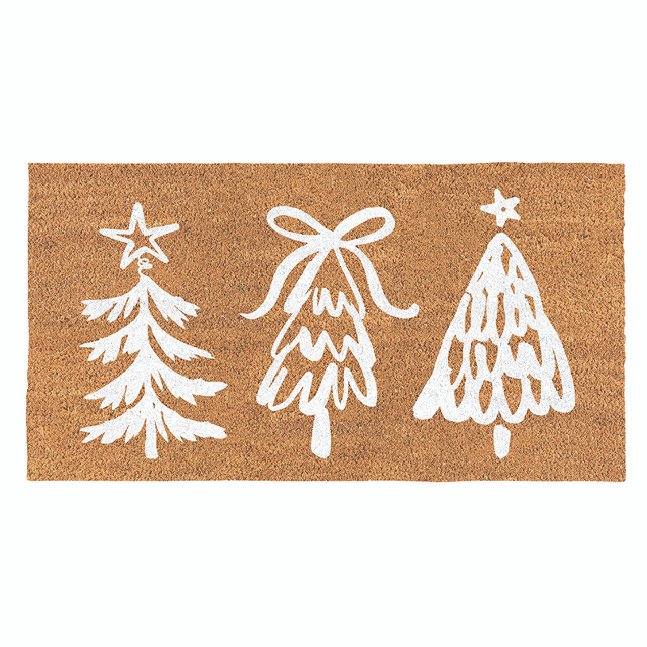 Coir Doormat | White Trees