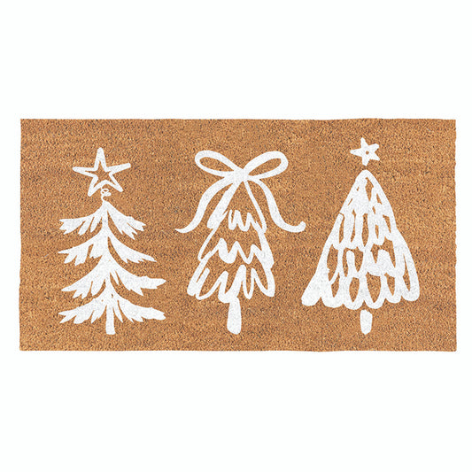 Coir Doormat | White Trees