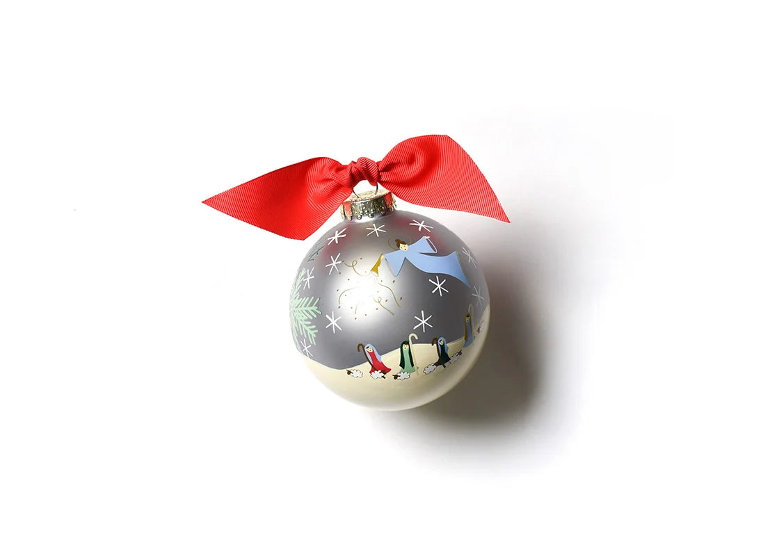 O Holy Night In Color Glass Ornament