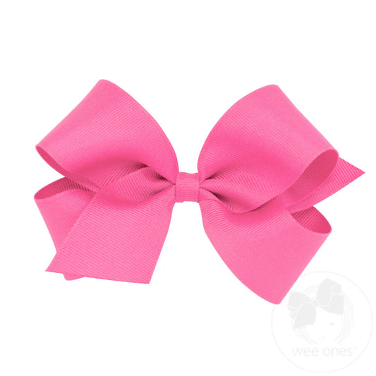 Medium Classic Grosgrain Hair Bow | Plain Wrap