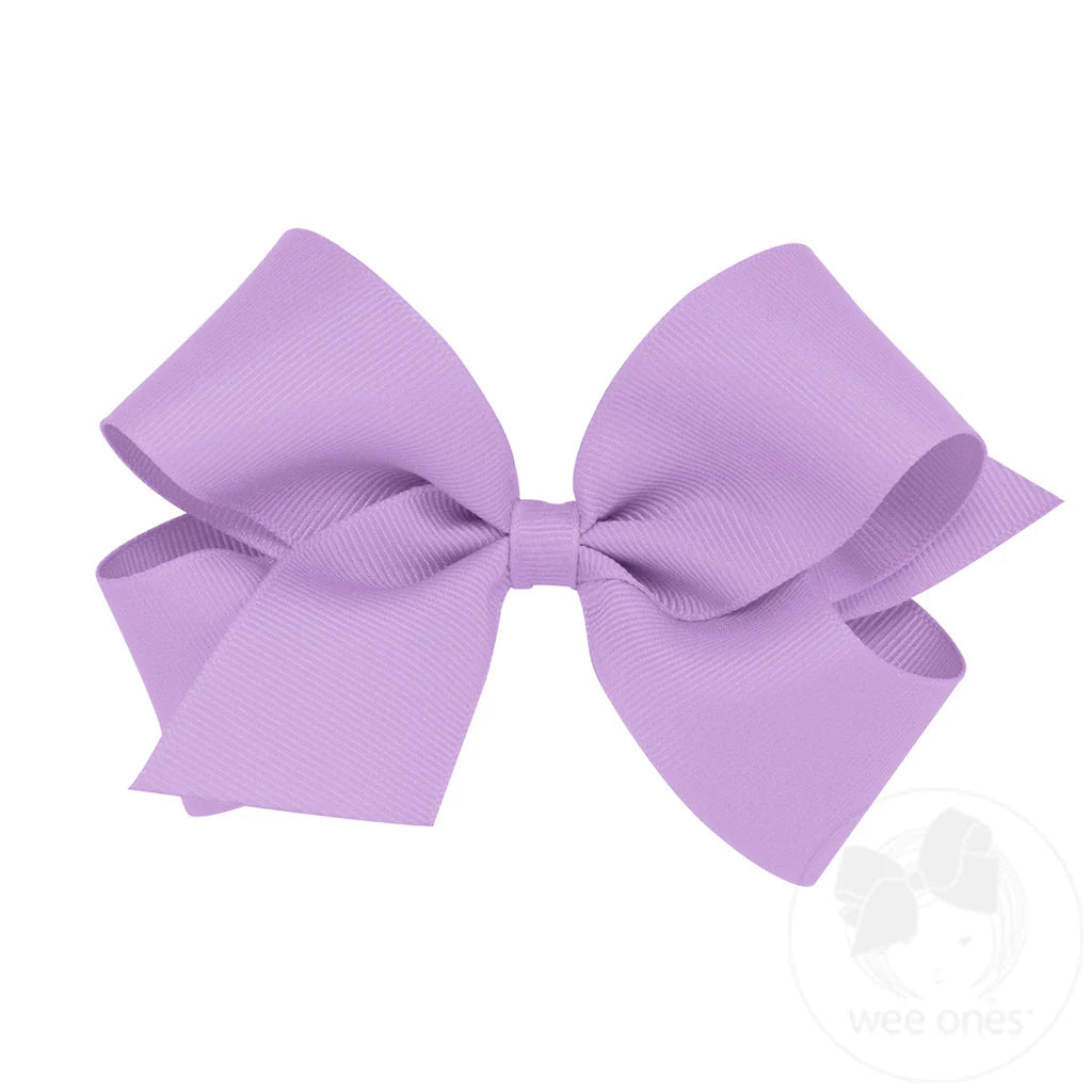 Medium Classic Grosgrain Hair Bow | Plain Wrap