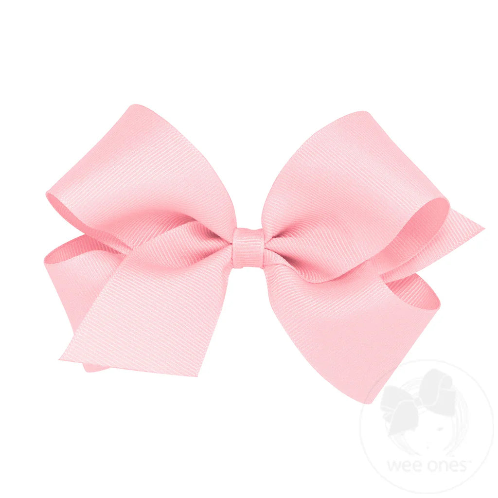 Medium Classic Grosgrain Hair Bow | Plain Wrap