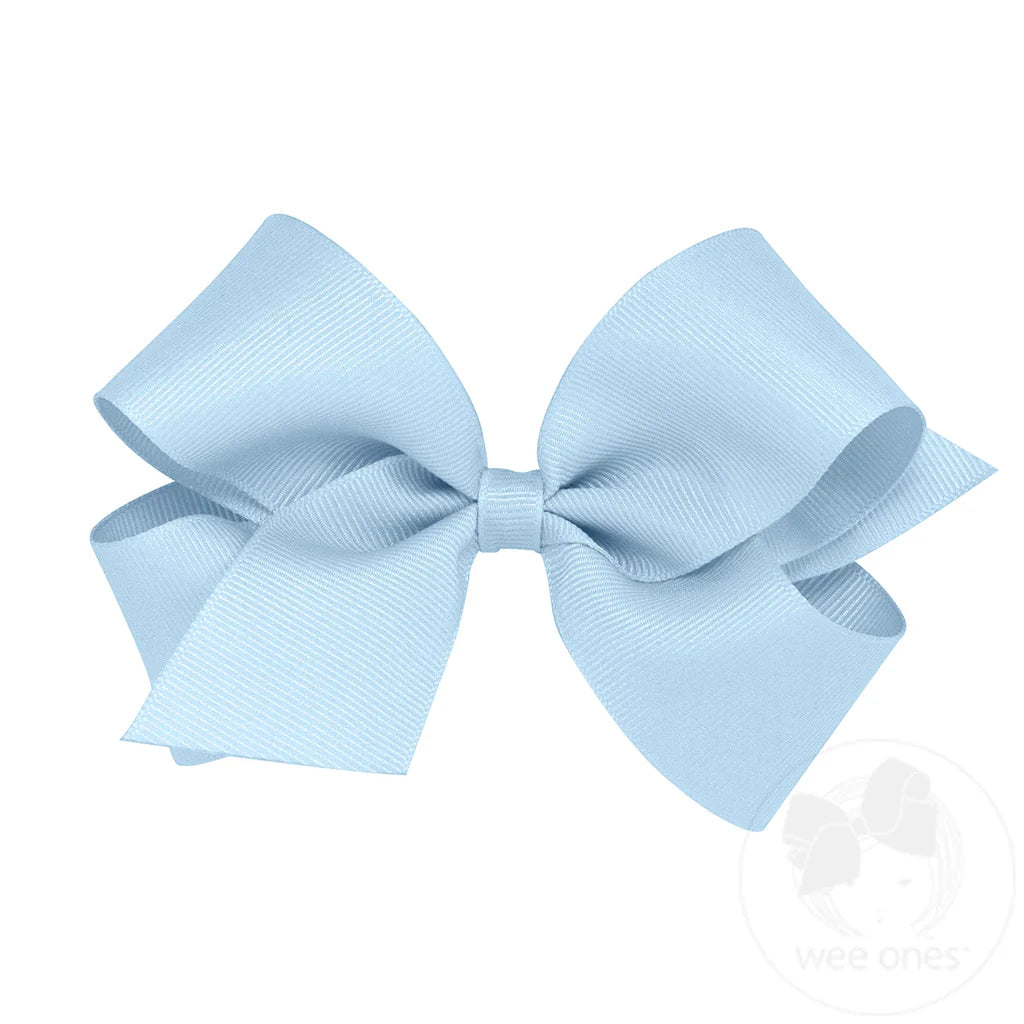 Medium Classic Grosgrain Hair Bow | Plain Wrap