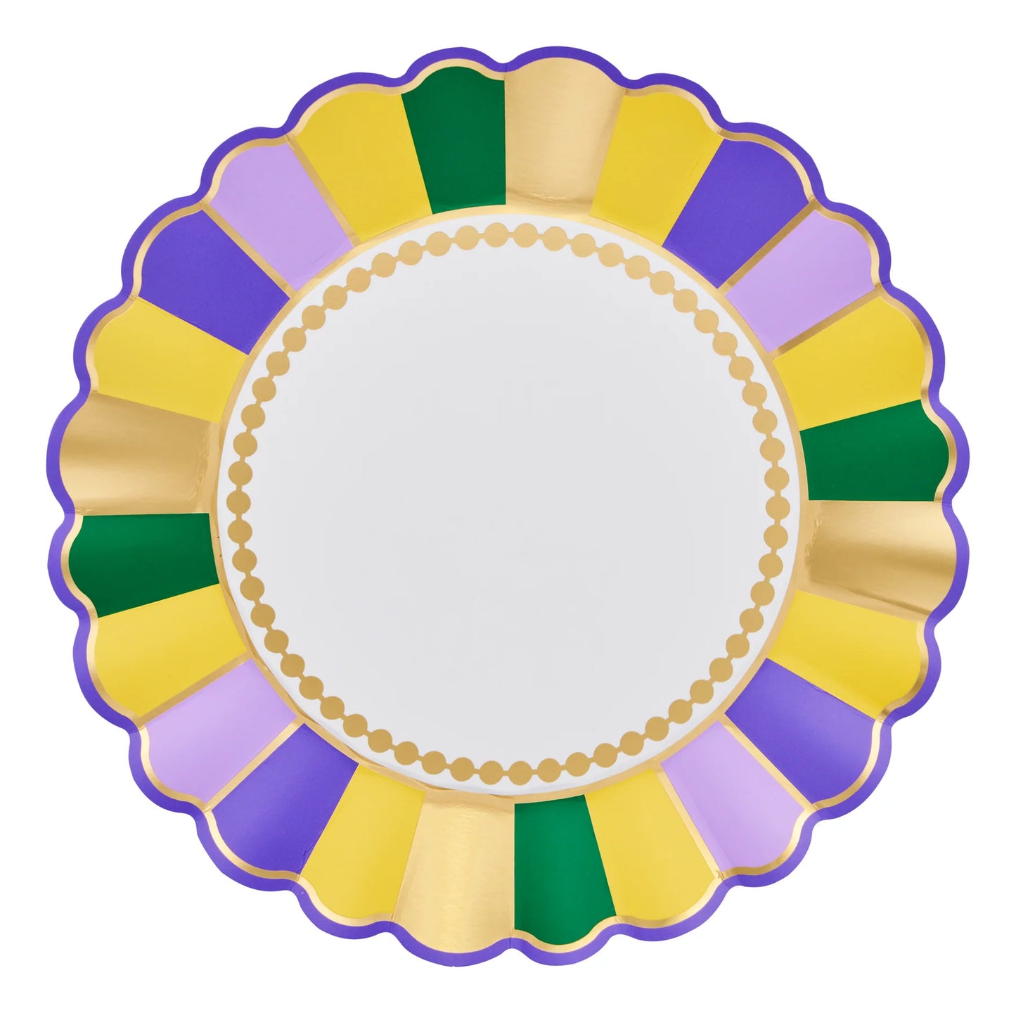 Let's Mardi Dinner Plates