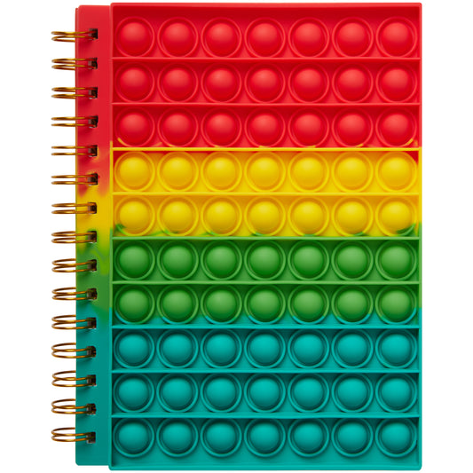 Rainbow Pop-It Twin Wire Journal