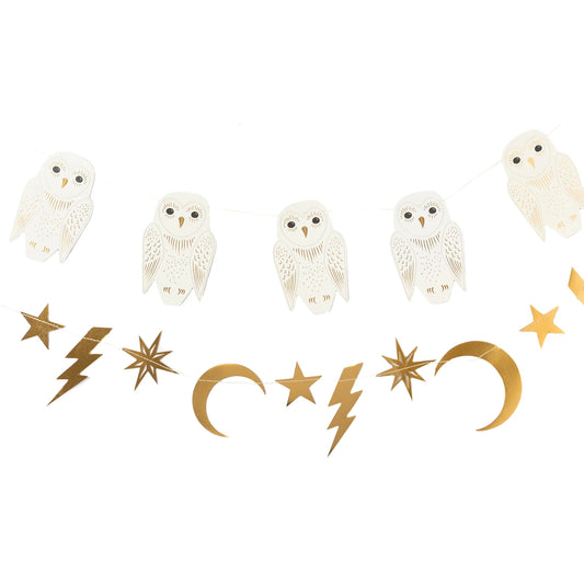 Spellbound Owl & Lightning Banner Set