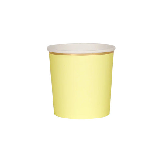 Pale Yellow Tumbler Cups