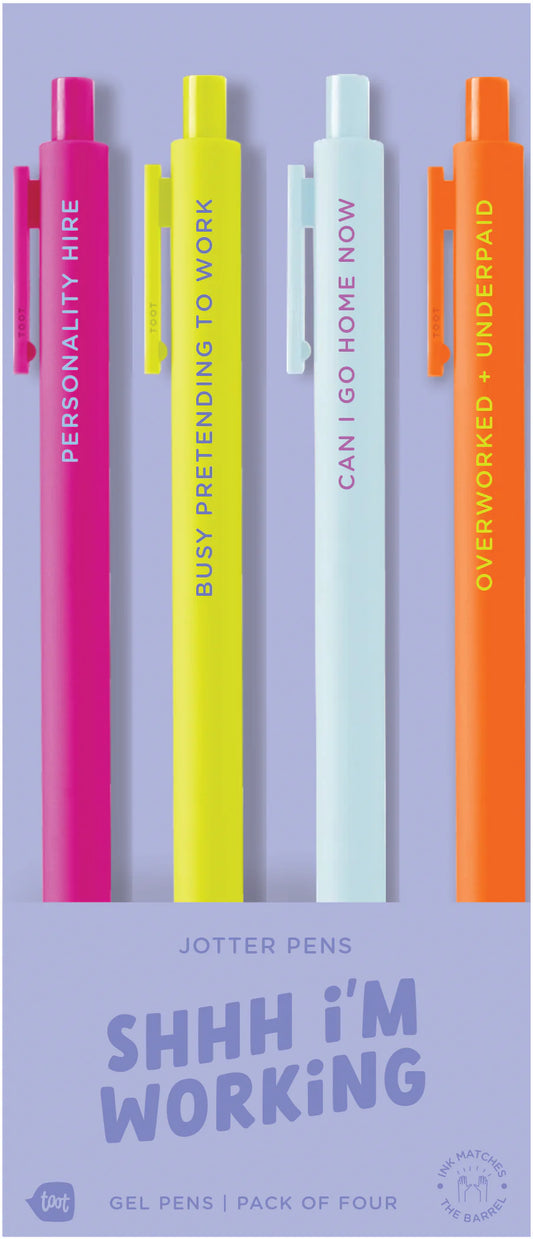 Jotter Pens 4-pack | Shhh I'm Working
