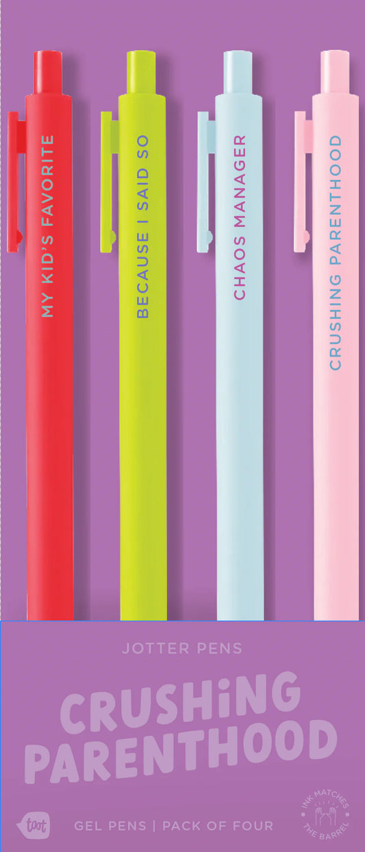 Jotter Pens 4-pack | Crushing Parenthood