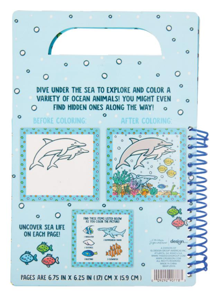 Let's Explore Under The Sea Waterpen Activity Book