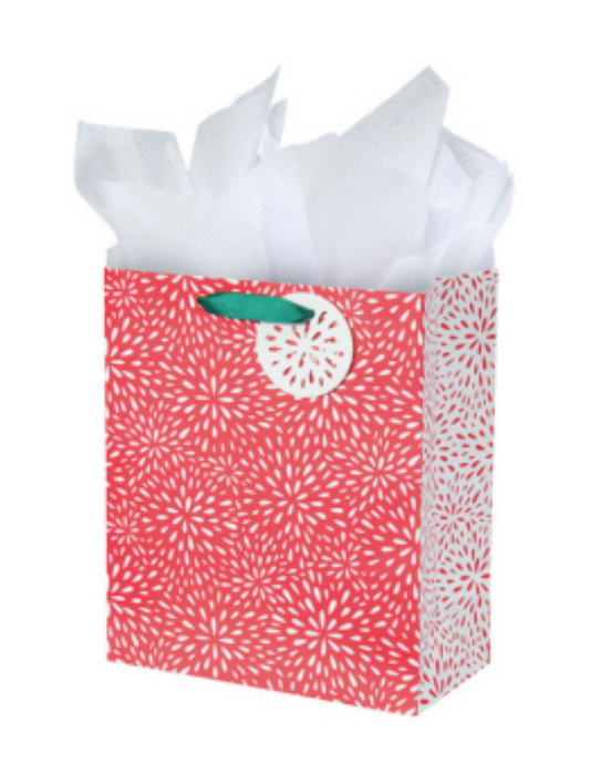 Medium Gift Bag | Red Petals