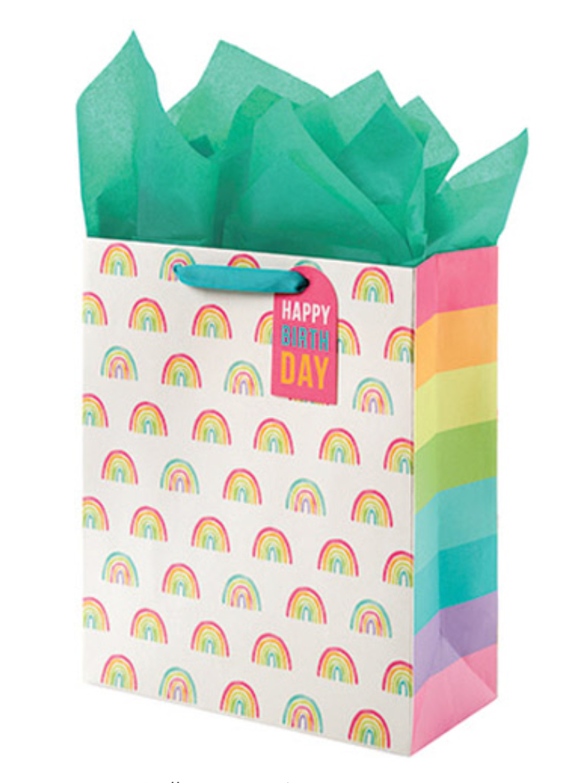 Large Gift Bag | Brights Rainbow