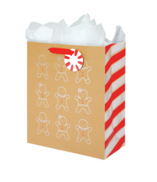 Large Gift Bag | Gingerbread