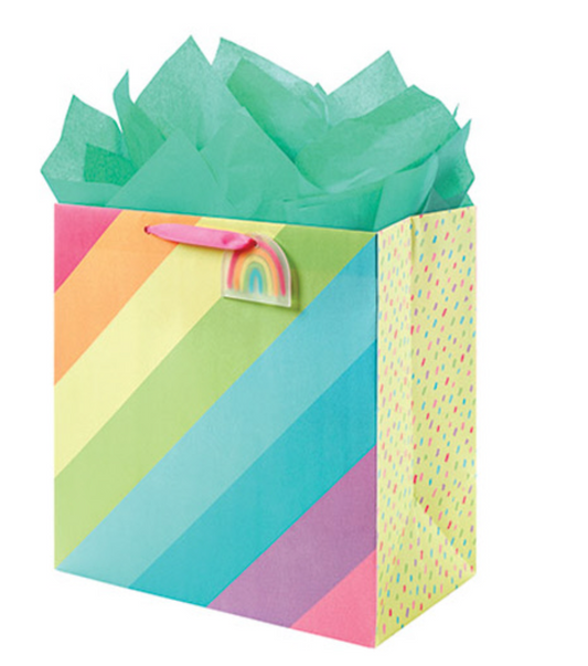 Luxury Vogue Gift Bag | Brights Rainbow