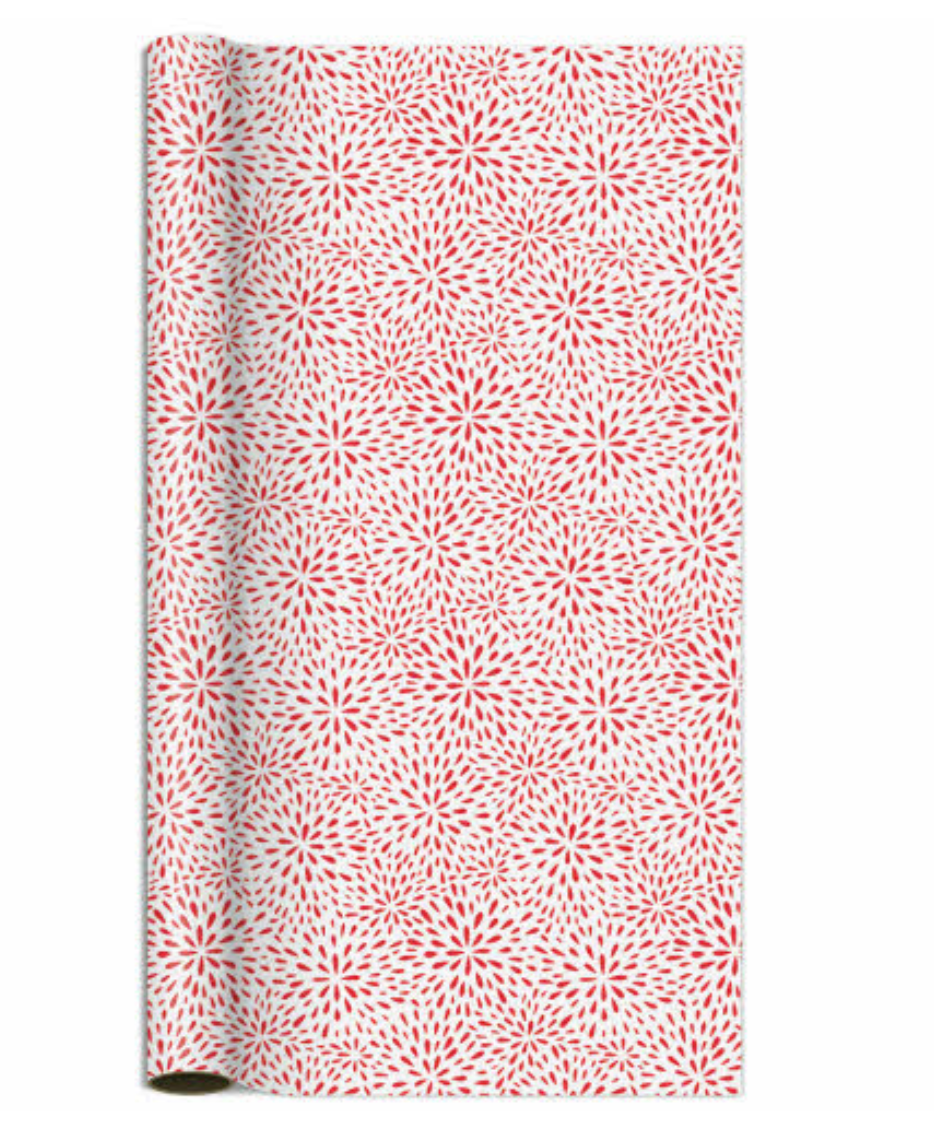 Gift Wrap Jumbo Roll | Red Petals