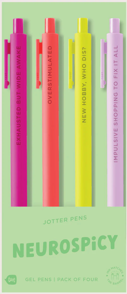 Jotter Pens 4-pack | Neurospicy