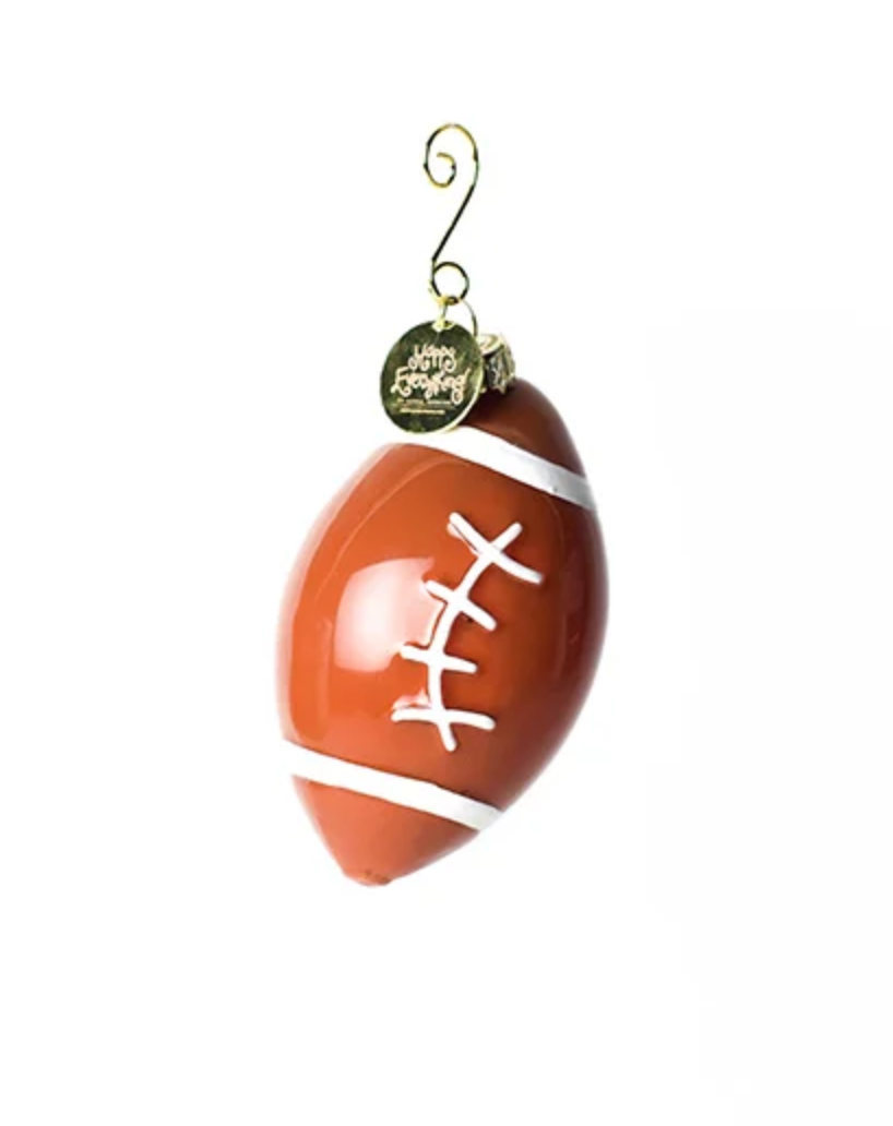 Football Glass Shaped Ornament