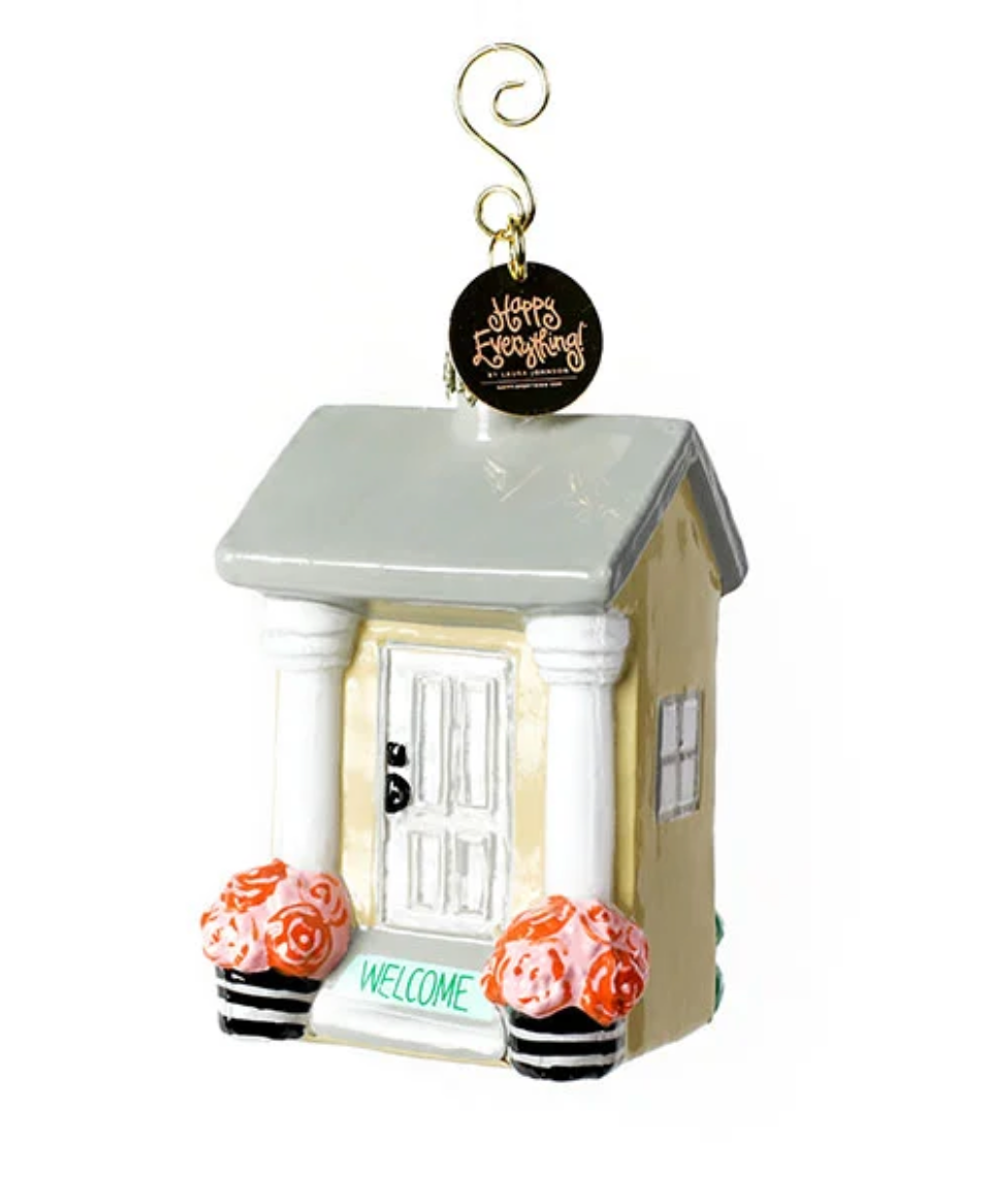 House Welcome Shaped Ornament