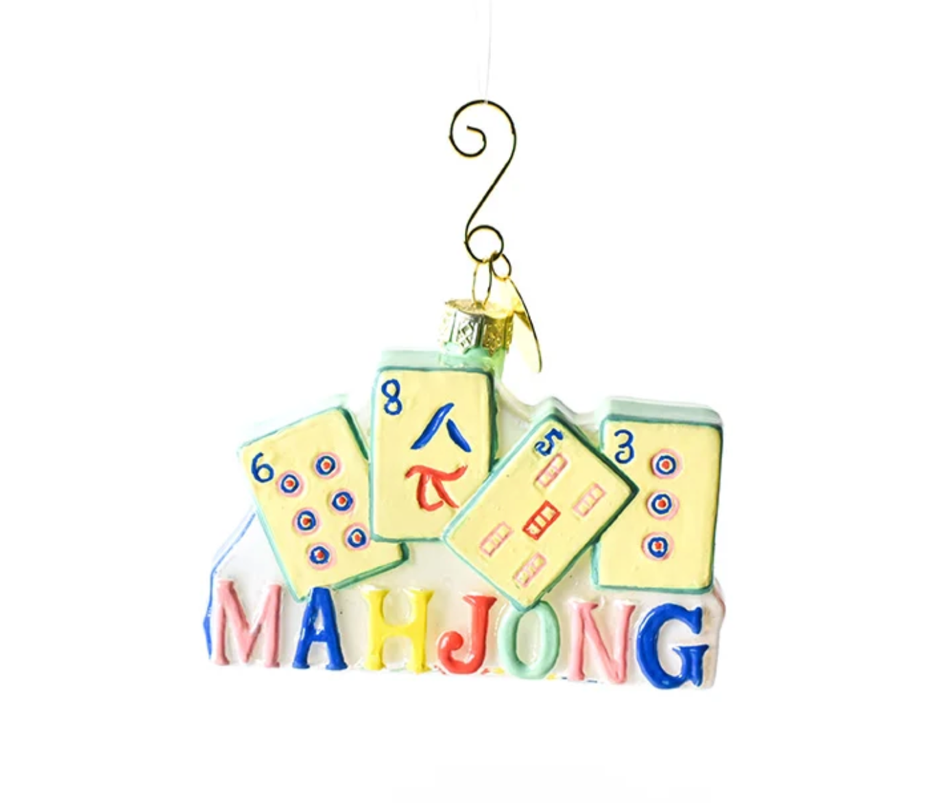 Mahjong Shaped Ornament