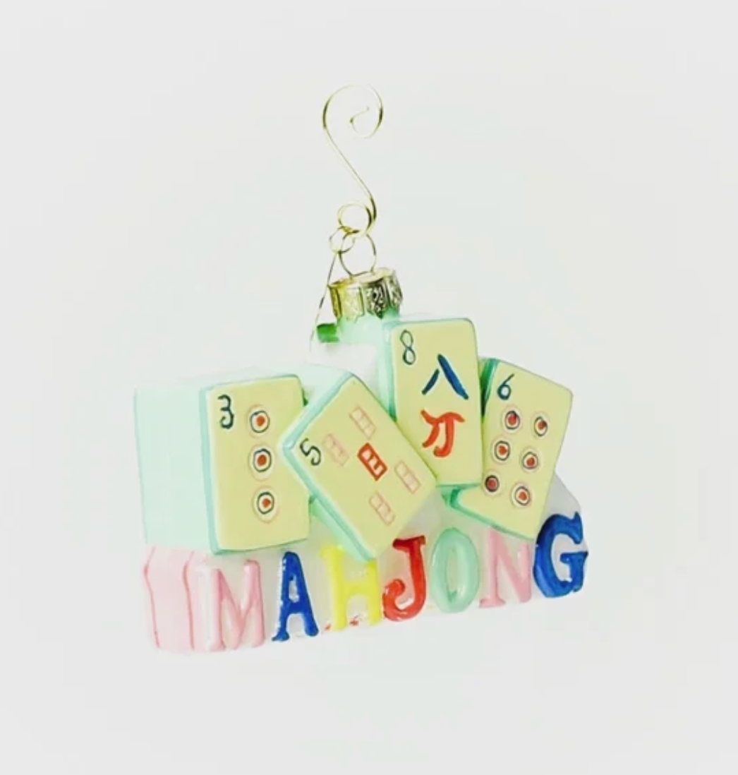 Mahjong Shaped Ornament