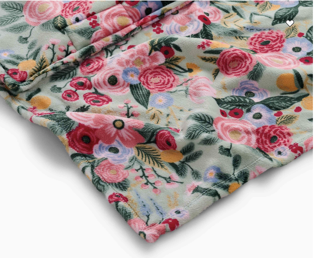 Garden Party Travel Fleece Blanket