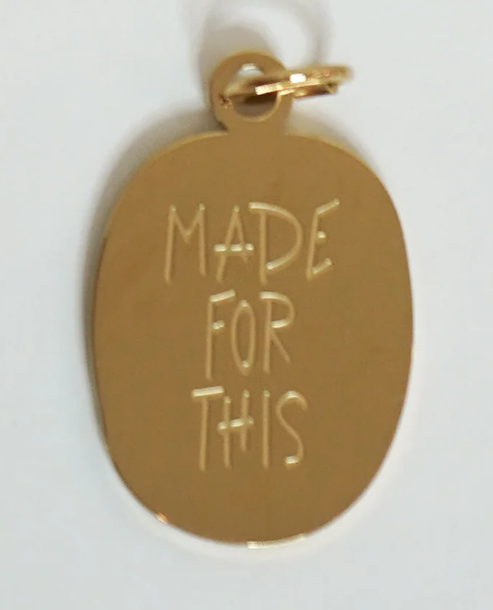 Engraved Gold Charms