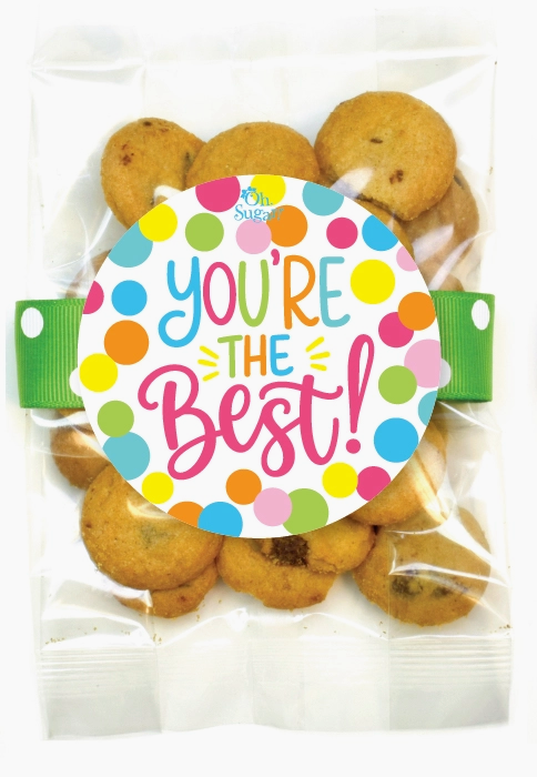 Darling Dots Cookie Bags | Chocolate Chip
