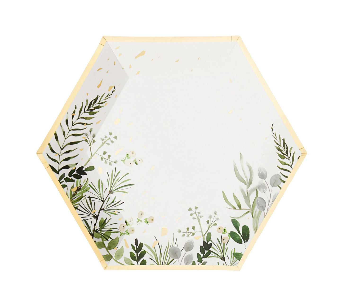 Secret Garden White Botanicals Large Plates