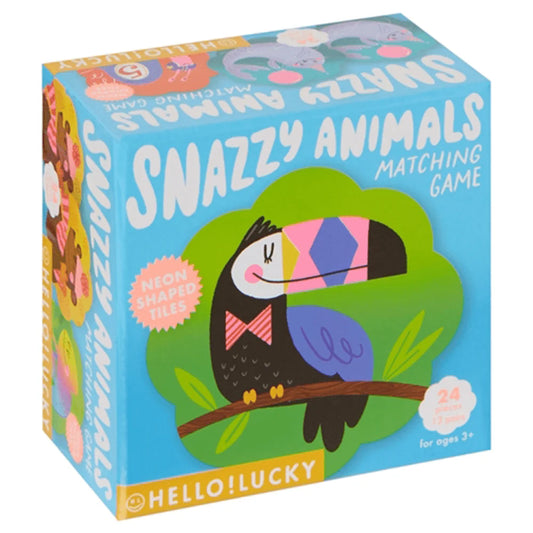 Hello!Lucky Snazzy Animals Memory Match