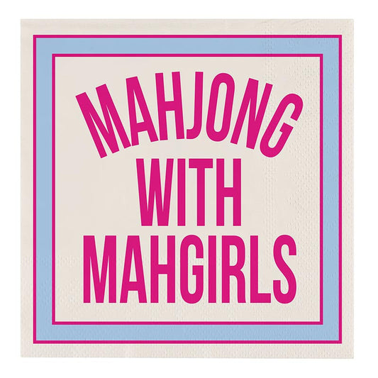 Beverage Napkins | Mahjong With Mah Girls