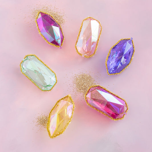 Large Gemstone Acrylic Ornament