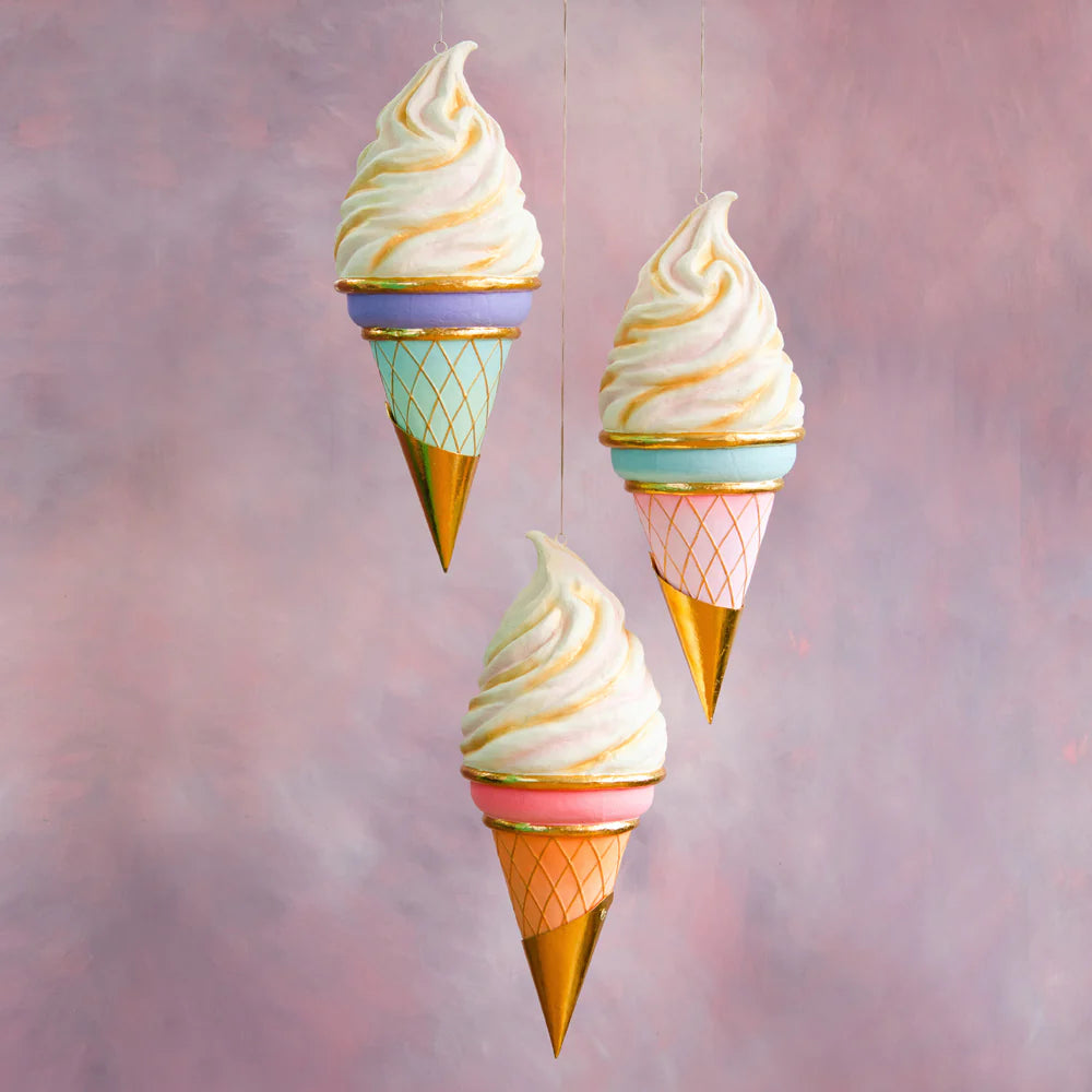 Ice Cream Cone Display | Assorted Colors