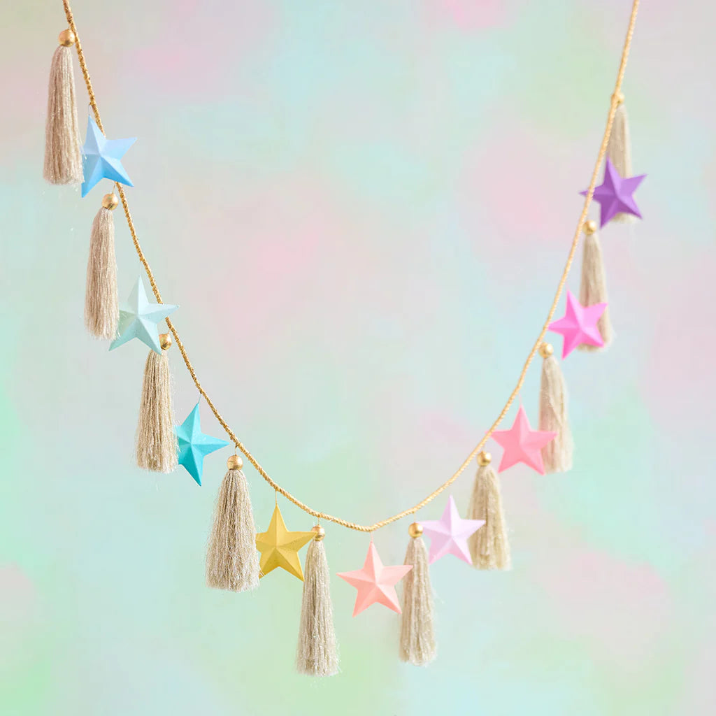 Rainbow Star Garland