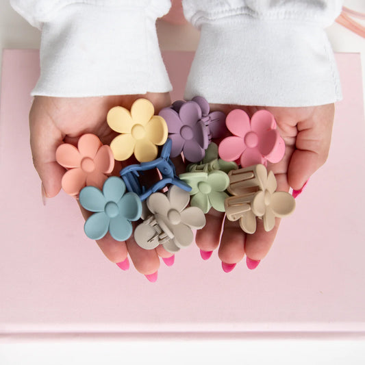 Flower Claw Clips | Assorted Colors